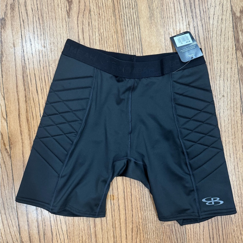 NWT Boombah Black Compression Shorts Large